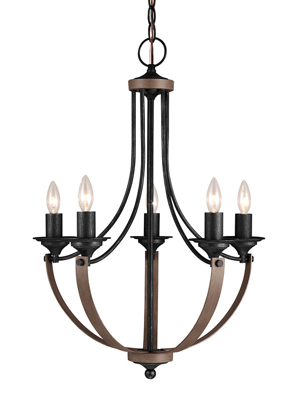 Corbeille Five Light Chandelier