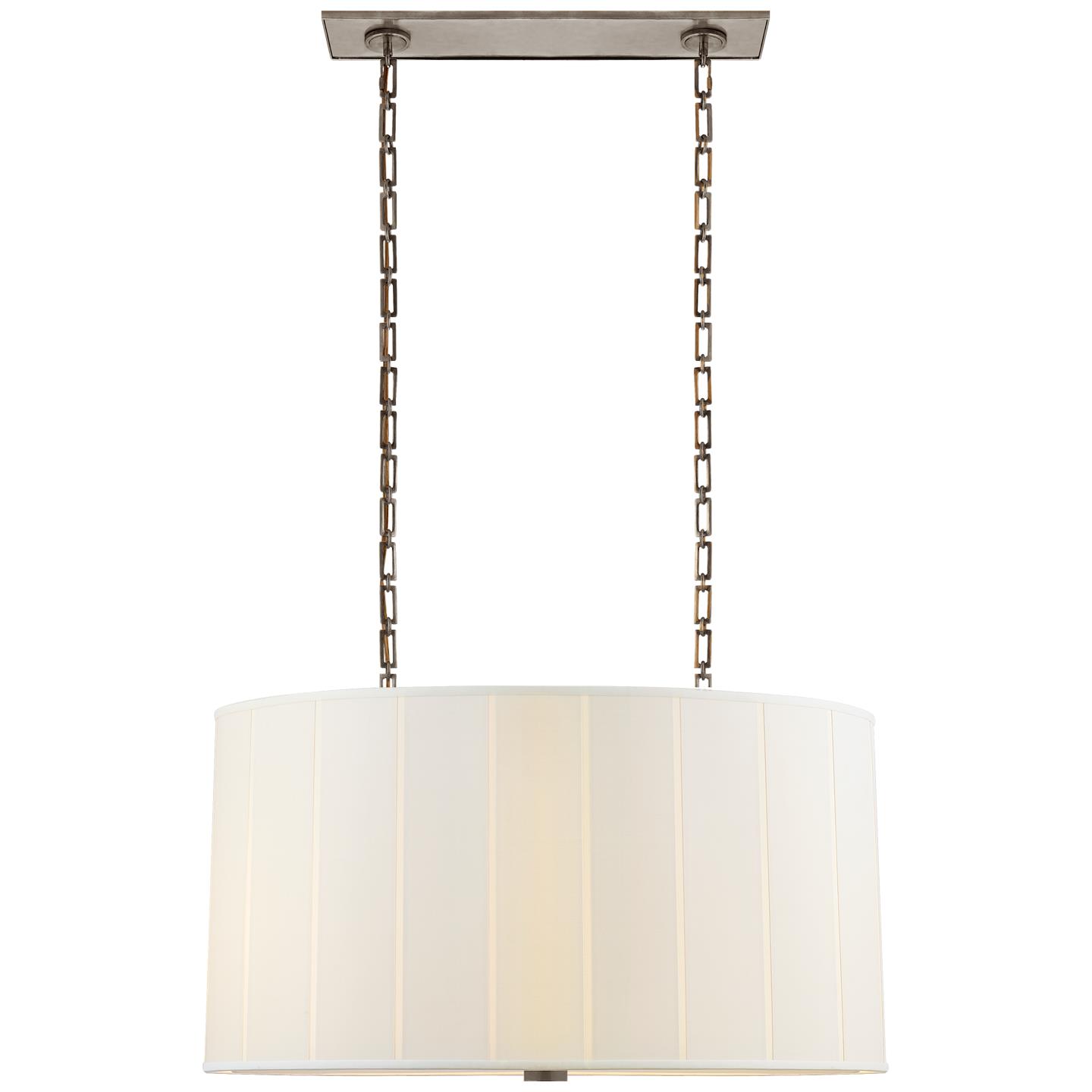 Perfect Pleat Oval Hanging Shade