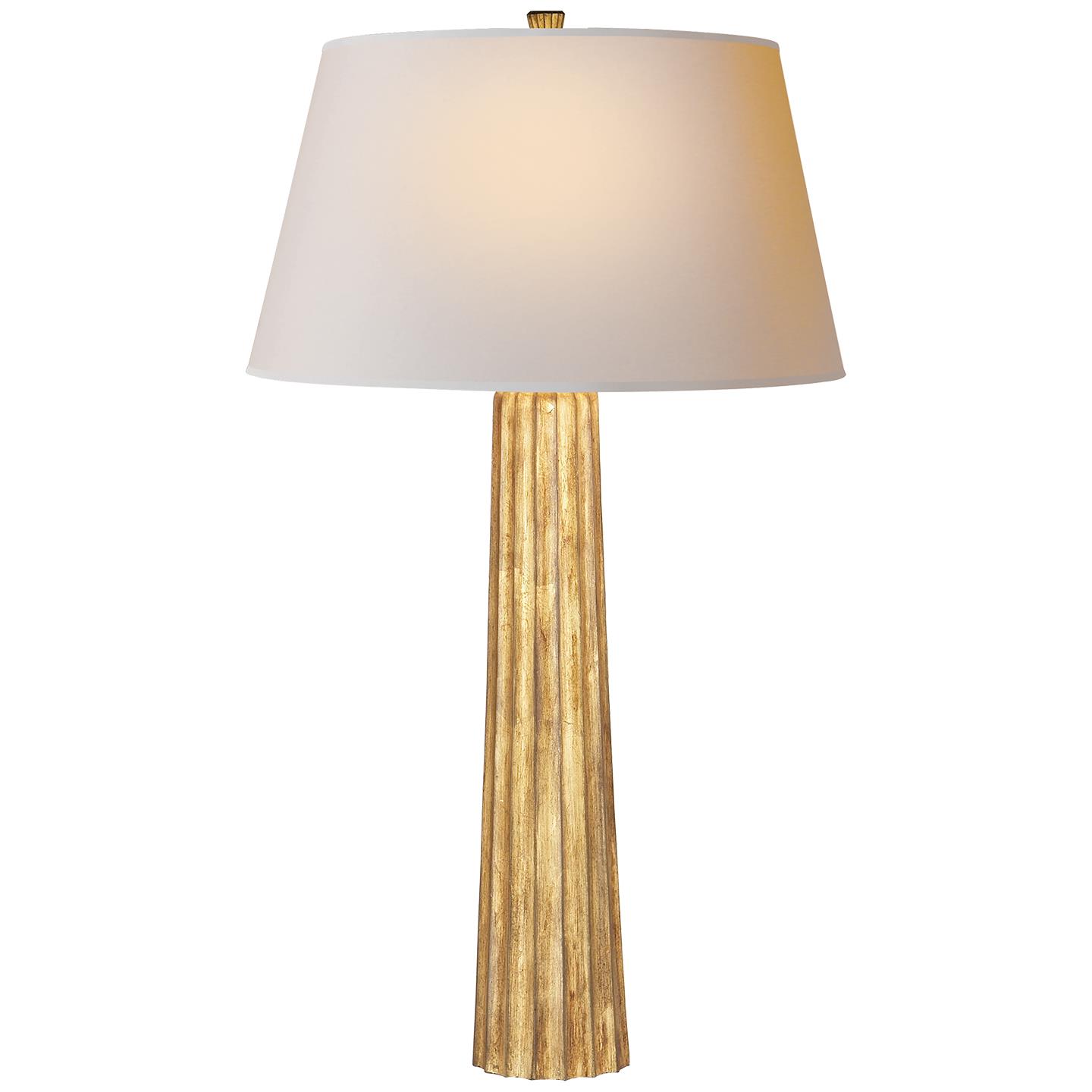 Fluted Spire Large Table Lamp
