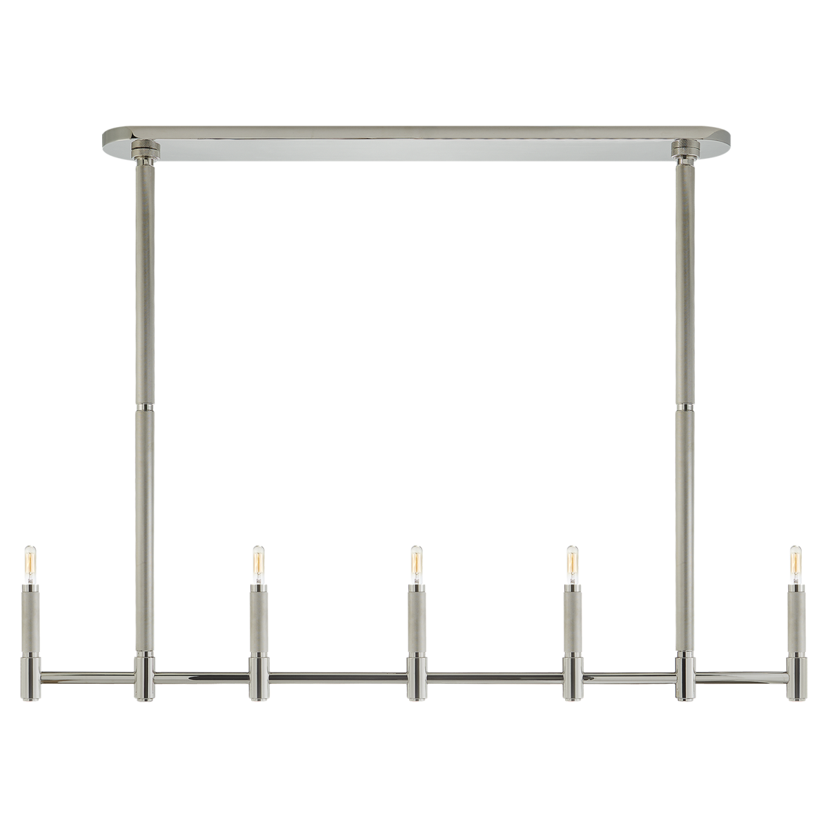 Barrett Large Knurled Linear Chandelier