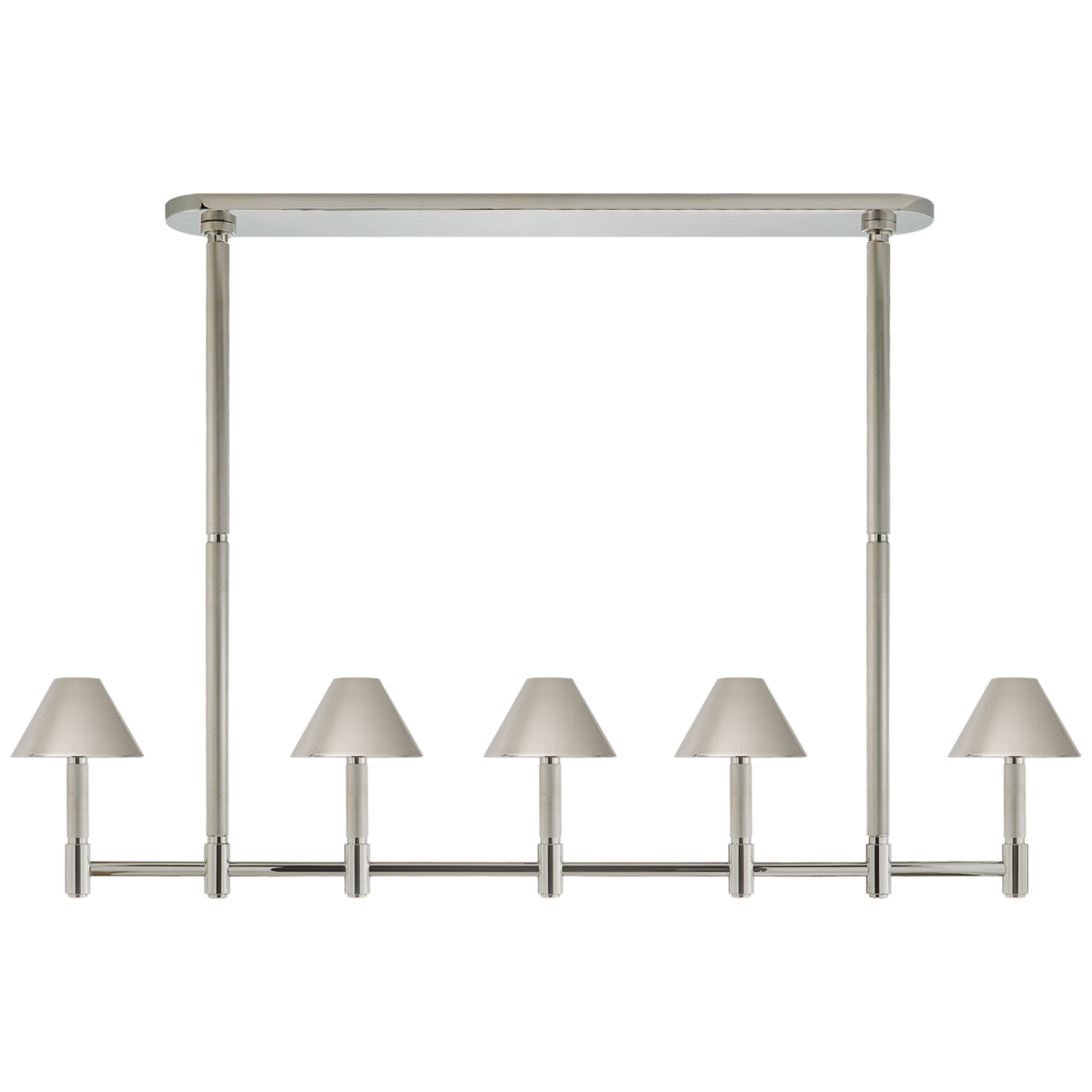 Barrett Large Knurled Linear Chandelier