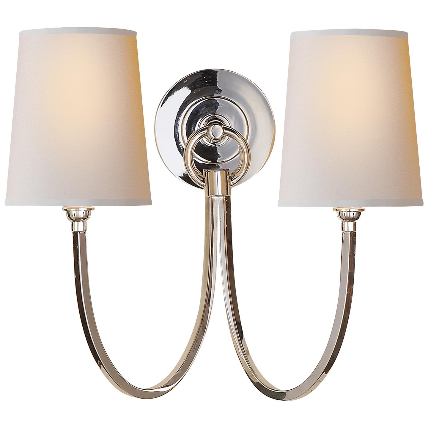 Reed Double Sconce